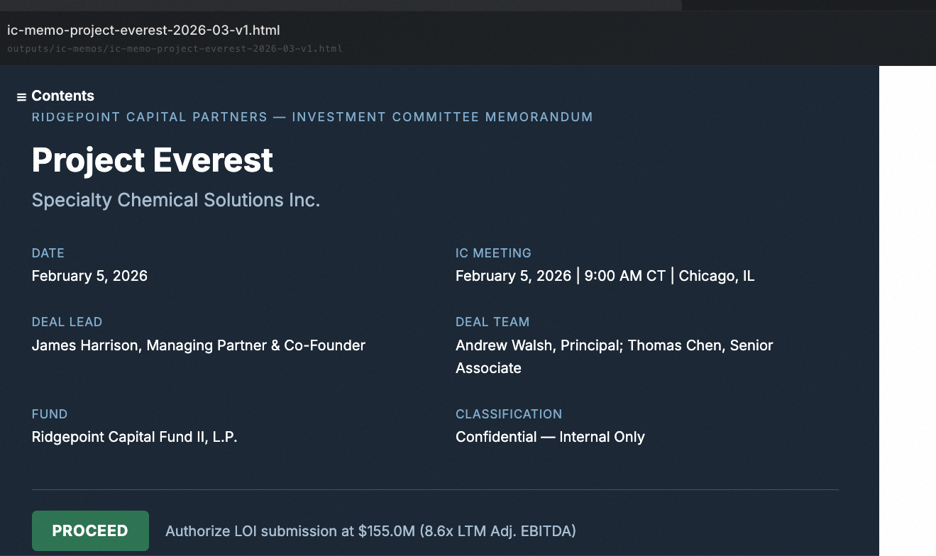 IC Memo — Project Everest